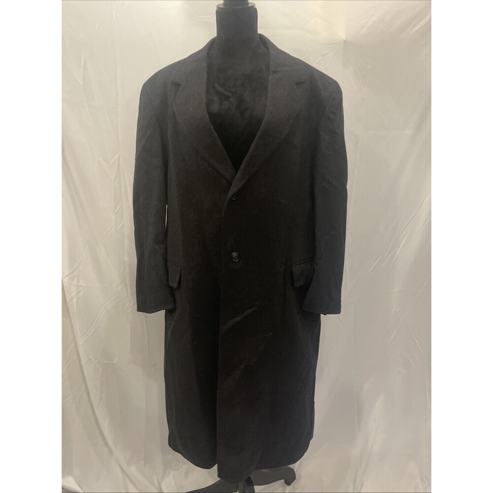 J. G. Chapel Wool cashmere trench coat Classic gray over coat Britian Old Money